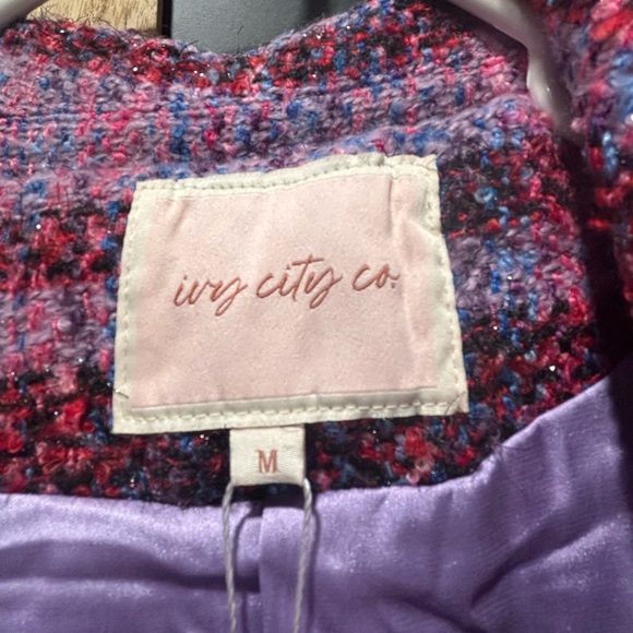 Ivy City Co Vibrant Plaid Coat - Picture 4 of 4